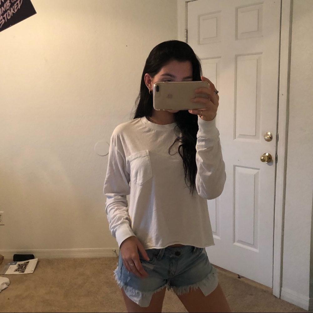 White Brandy Melville Long Sleeve